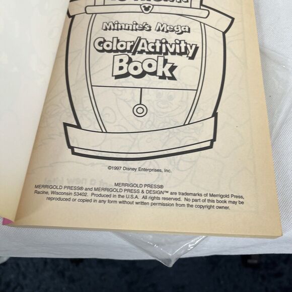 3 Merrigold Press Disney ToonTown Color Book Raiders Minnies Mega & Slam Dunk - Picture 13 of 16
